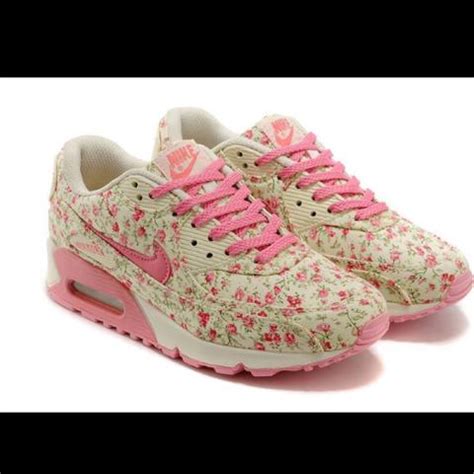 damen nike air max 90 blumen beige rosa schwarz sneakers|Nike Air Max 90 Women's Shoes .